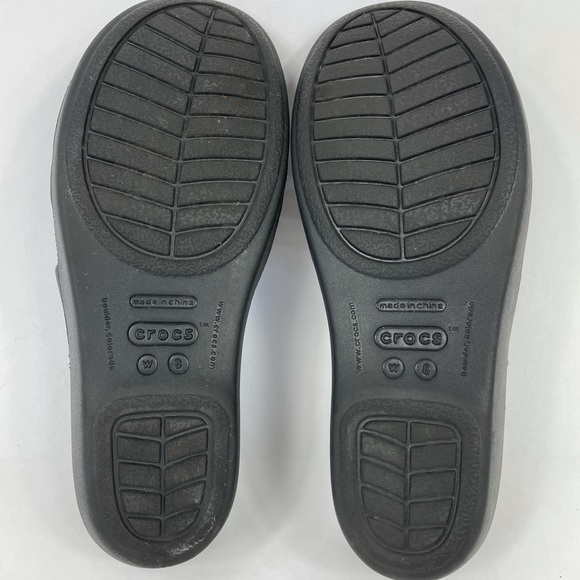 SOLD CROCS Rhonda Wedge Sandals Size 8 - Picture 9 of 9